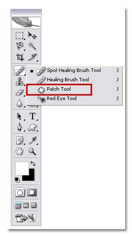 Podstawowe narzędzia do retuszowania - Łatka Patch Tool